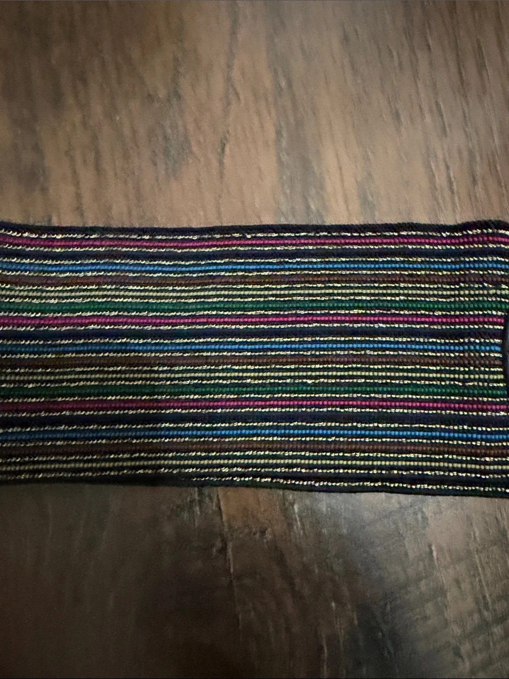 Target Stretch Multicolor Striped Elastic Waist Belt with Double Buckle XL